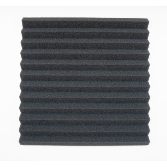 The Unbranded Brand Other - Lot of 48 - Acoustic Foam Panel‎ Wedge Studio Sound Dampening Wall Tiles 12x12x1